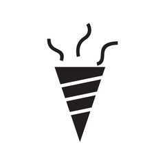 confetti icon or logo isolated sign symbol vector illustration - high quality black style vector icons
