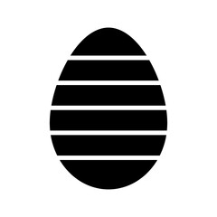 easter egg icon or logo isolated sign symbol vector illustration - high quality black style vector icons
