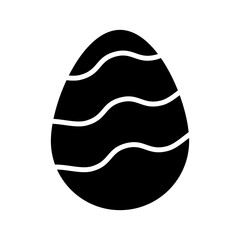 easter egg icon or logo isolated sign symbol vector illustration - high quality black style vector icons
