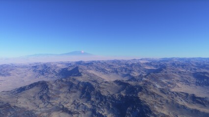 Deserted alien planet
