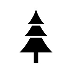 Fototapeta premium pine tree icon or logo isolated sign symbol vector illustration - high quality black style vector icons 