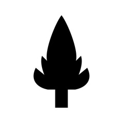 pine tree icon or logo isolated sign symbol vector illustration - high quality black style vector icons
