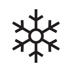 snowflake icon or logo isolated sign symbol vector illustration - high quality black style vector icons
