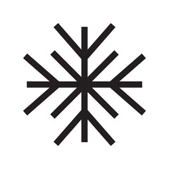 snowflake icon or logo isolated sign symbol vector illustration - high quality black style vector icons
