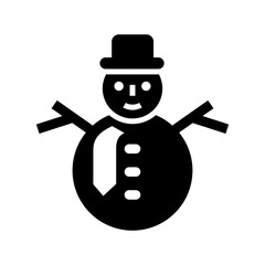 snowman icon or logo isolated sign symbol vector illustration - high quality black style vector icons
