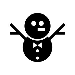 snowman icon or logo isolated sign symbol vector illustration - high quality black style vector icons
