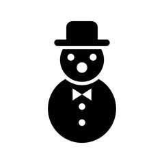 snowman icon or logo isolated sign symbol vector illustration - high quality black style vector icons
