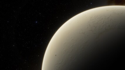 Planets and galaxy, science fiction wallpaper. Beauty of deep space. Billions of galaxy in the universe Cosmic art background 3d render
