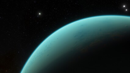 Fototapeta premium Planets and galaxy, science fiction wallpaper. Beauty of deep space. Billions of galaxy in the universe Cosmic art background 3d render 