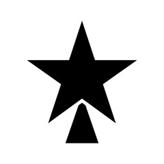 tree topper icon or logo isolated sign symbol vector illustration - high quality black style vector icons
