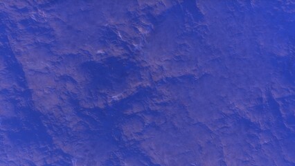 View of the 3d rendering realistic planet mars surface from space