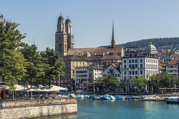 Grossmünster church, Zürich Switzerland 