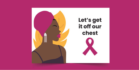 Let us get it off our chest -  Breast Cancer Card for African Women