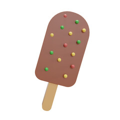 ice cream illsutration 3d