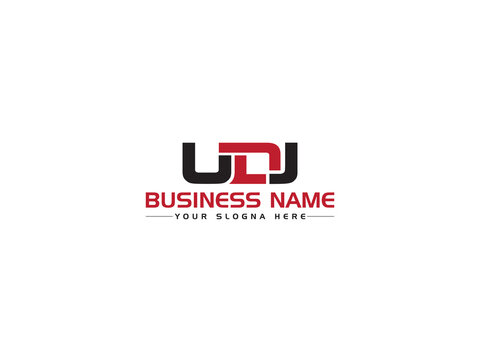 Premium UDJ Logo Image, Initial udj Logo Icon Vector For Your New Company Or Business