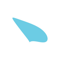 Bubble chat blobs icon design illustration