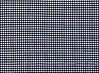 黒と白のギンガムチェックの布