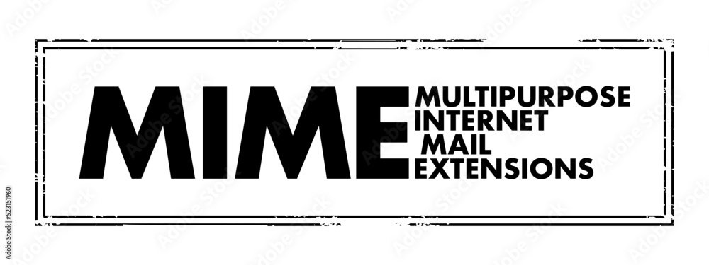 Poster mime multipurpose internet mail extensions - internet standard that extends the format of email mess