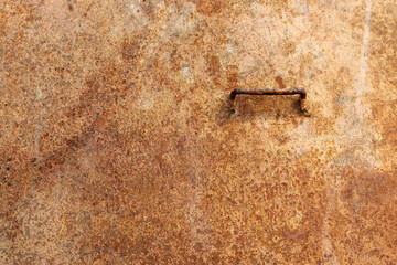 Texture of rusty metal. Burnt rusty metal.