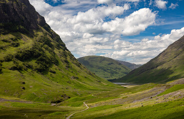 Eine Reise in die schottischen Highlands - in der Nähe von Glencoe