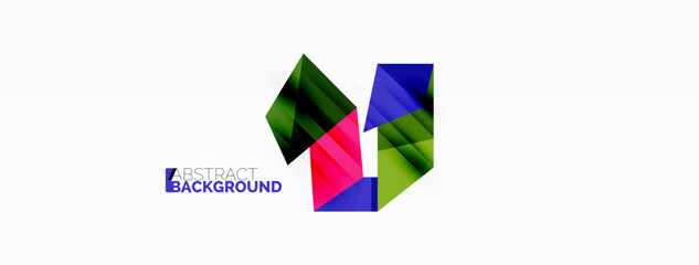 Abstract line and triangle background. Creative geometric abstract backdrop. Business template for wallpaper, banner, background or landing