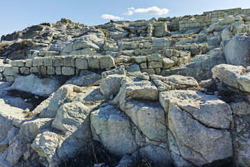 Ruins of archaeological site of Perperikon, Bulgaria