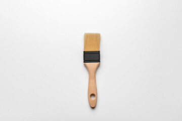 isolated brush tool flat lay on the surface