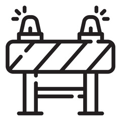 barrier line icon