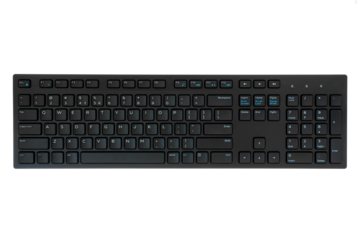 Black computer qwerty keyboard