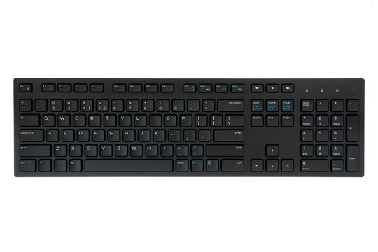 Vecteur Stock Clavier qwerty noir