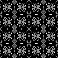 Wallpaper in the style of Baroque. Abstract ethnic ikat pattern. Design for background, wallpaper, illustration, fabric, clothing, batik, carpet.