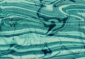 liquid abstract green background with lines
