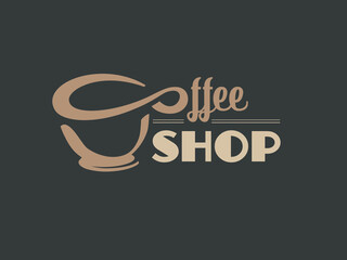 Coffee break hipster stylized poster. Vector illustration.