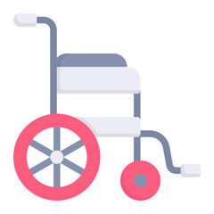 wheelchair flat icon