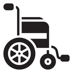 wheelchair glyph icon
