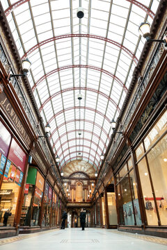 Newcastle Upon Tyne/UK - 8th Jan 2020: Central Arcade Newcastle Upon Tyne Beautiful Shopping Mall