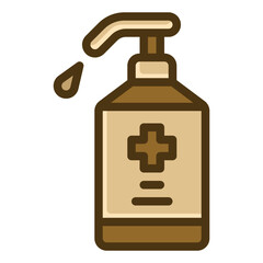 hand wash gradient icon