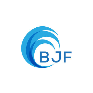 BJF letter logo. BJF blue image on white background. BJF Monogram logo design for entrepreneur and business. . BJF best icon.
