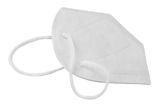 Pandemie Mundschutz FFP2 Maske  Hintergrund transparent