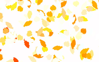 Light Green, Red vector background with abstract shapes.