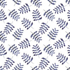 Summer seamless palms leaves pattern for clothes print and kids accessories and wrapping and fabrics and linens