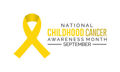 Vector illustration on the theme of Childhood Cancer awareness month observed each year during September.