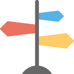 Fingerpost Vector Icon 