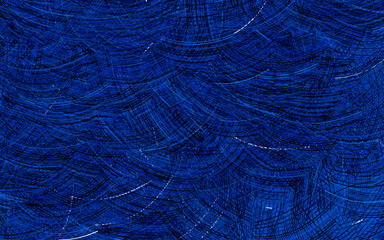Dark BLUE vector background with wry lines.