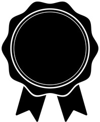 Premium black badge texture background, 100%Quality, guarantee icon, Promotion market place, PNG file. 