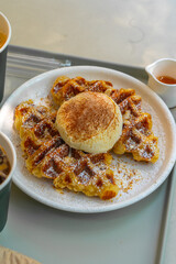 크로플 아이스크림