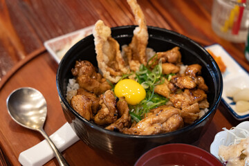 일본 닭고기 덮밥