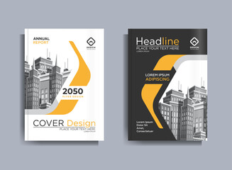 Corporate Business Flyer poster pamphlet brochure cover design layout background, Magazine, Poster, Business Presentation, Portfolio, Flyer, Banner, vector template in A4 size - Vector