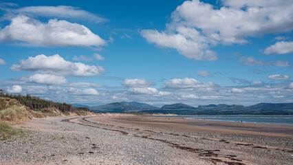 beach and  mountains