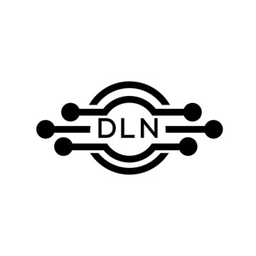 DLN letter logo. DLN best white background vector image. DLN Monogram logo design for entrepreneur and business.	
